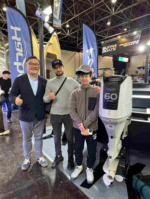 CALON GLORIA демонстрира решения за 4-тактови извънбордови мотори на Boot Düs...